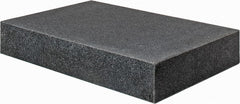 Value Collection - 18" Long x 12" Wide x 3" Thick, Granite Inspection Surface Plate - B Toolroom Grade, 0.0001" Unilateral Tolerance - Exact Tooling