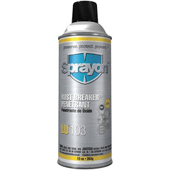 Sprayon - 10 oz Aerosol Penetrant - Light Amber, -20°F to 550°F, Food Grade - Exact Tooling