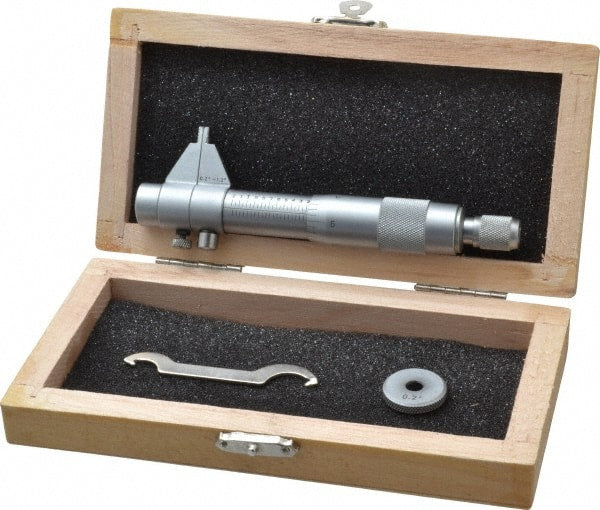 Value Collection - 0.2 to 1.2", Mechanical Inside Micrometer - 0.001" Graduation, 0.001" Accuracy, Ratchet Stop Thimble - Exact Tooling