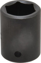 Blackhawk by Proto - 1/2" Drive 7/8" Standard Impact Socket - 6 Points, 1-5/8" OAL - Exact Tooling