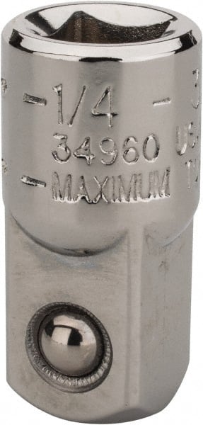 Blackhawk by Proto - 3/8 Male 1/4 Female Drive Adapter - 1" OAL - Exact Tooling