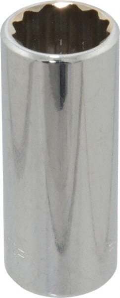 Blackhawk by Proto - 5/8", 3/8" Drive, Deep Hand Socket - 12 Points, 2-1/8" OAL, Chrome Finish - Exact Tooling