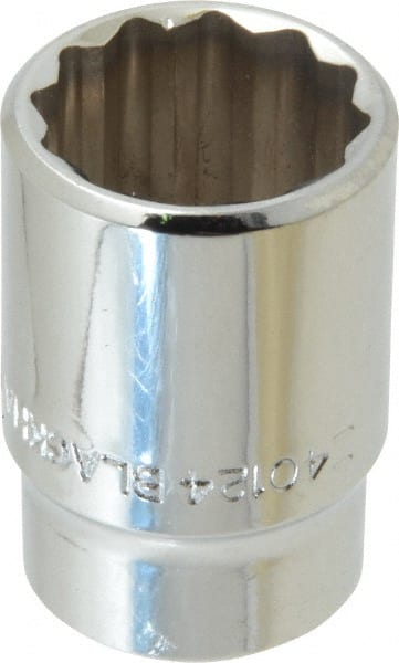 Blackhawk by Proto - 3/4", 1/2" Drive, Standard Hand Socket - 12 Points, 1-1/2" OAL, Chrome Finish - Exact Tooling