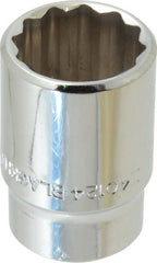 Blackhawk by Proto - 3/4", 1/2" Drive, Standard Hand Socket - 12 Points, 1-1/2" OAL, Chrome Finish - Exact Tooling