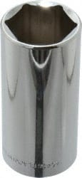 Blackhawk by Proto - 1-1/8", 1/2" Drive, Deep Hand Socket - 6 Points, 3-3/32" OAL - Exact Tooling