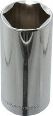 Blackhawk by Proto - 1-1/8", 1/2" Drive, Deep Hand Socket - 6 Points, 3-3/32" OAL - Exact Tooling