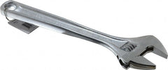 Blackhawk by Proto - 1-1/2" Jaw Capacity, 12" Standard Adjustable Wrench - Steel, Nickel Chrome Finish - Exact Tooling