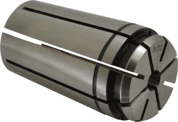 Centaur - TG/PG 100 9/32" Standard Single Angle Collet - 0.0005" TIR, 2.38" OAL, 1.38" Overall Diam - Exact Tooling