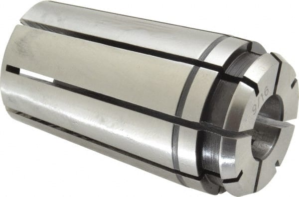 Centaur - TG/PG 100 9/16" Standard Single Angle Collet - 0.0005" TIR, 2.38" OAL, 1.38" Overall Diam - Exact Tooling
