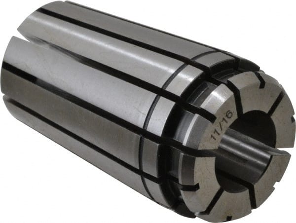 Centaur - TG/PG 100 11/16" Standard Single Angle Collet - 0.0005" TIR, 2.38" OAL, 1.38" Overall Diam - Exact Tooling