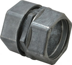 Thomas & Betts - 1-1/2" Trade, Die Cast Zinc Compression EMT Conduit Coupling - Noninsulated - Exact Tooling
