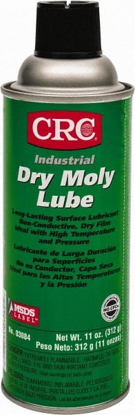 CRC - 16 oz Aerosol Dry Film with Moly Penetrant/Lubricant - Dark Gray, -30°F to 650°F - Exact Tooling