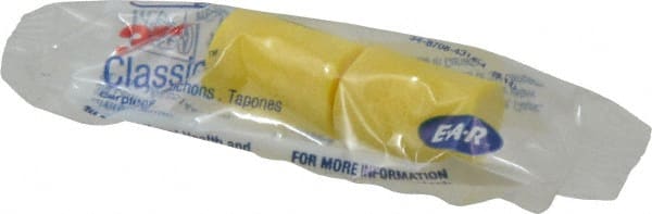 3M - Disposable, Uncorded, 29 dB, Barrel Earplugs - Yellow - Exact Tooling