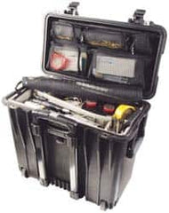 Pelican Products, Inc. - 12" Wide x 12" Deep x 18" High, Top Loader Case - Black, Plastic - Exact Tooling