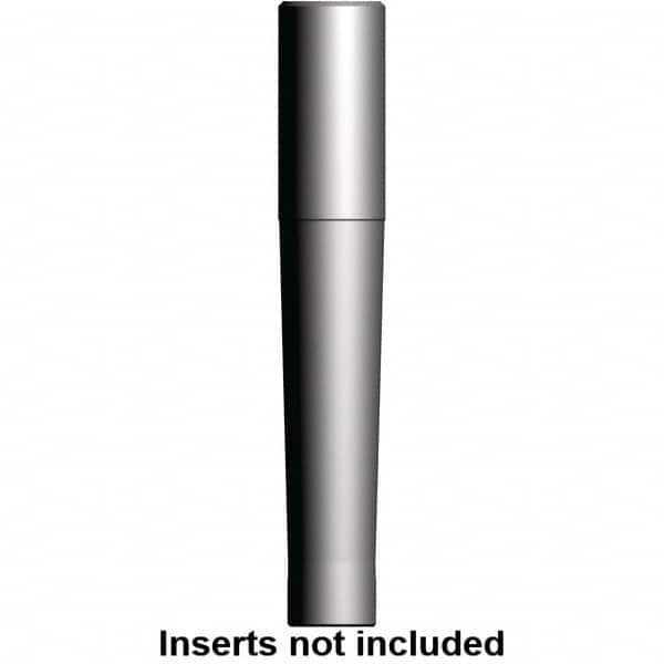 Kennametal - 1" Straight Shank Milling Tip Insert Holder & Shank - 6" Projection, 0.827" Neck Diam, M12 Neck Thread, 0.827" Nose Diam, 8.11" OAL, Tungsten Alloy M-21 Tool Holder - Exact Tooling