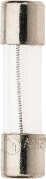 Ferraz Shawmut - 250 VAC, 0.6 Amp, Time Delay Miniature Glass Fuse - Clip Mount, 20mm OAL, 5mm Diam - Exact Tooling