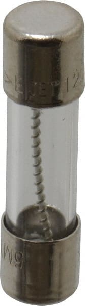 Ferraz Shawmut - 125 VAC, 4 Amp, Time Delay Miniature Glass Fuse - Clip Mount, 20mm OAL, 10 kA Rating, 5mm Diam - Exact Tooling