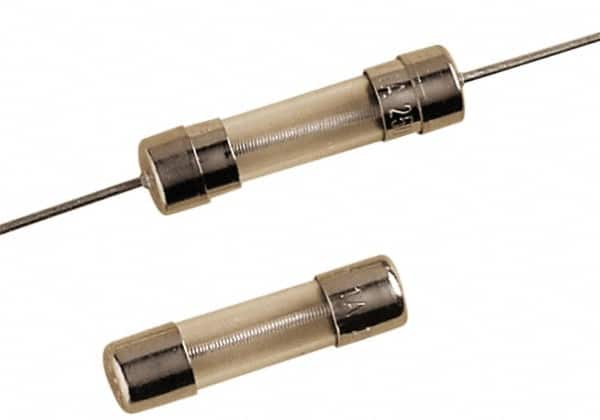 Ferraz Shawmut - 250 VAC, 0.8 Amp, Time Delay Miniature Glass Fuse - Clip Mount, 20mm OAL, 5mm Diam - Exact Tooling
