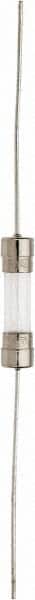 Ferraz Shawmut - 250 VAC, 0.5 Amp, Fast-Acting Miniature Glass Fuse - Surface Mount Mount, 20mm OAL, 5mm Diam - Exact Tooling