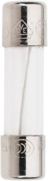 Ferraz Shawmut - 250 VAC, 0.1 Amp, Time Delay Miniature Glass Fuse - Clip Mount, 20mm OAL, 5mm Diam - Exact Tooling