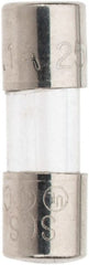 Ferraz Shawmut - 140 VDC, 250 VAC, 0.1 Amp, Fast-Acting Miniature Glass Fuse - Clip Mount, 15mm OAL, 5mm Diam - Exact Tooling