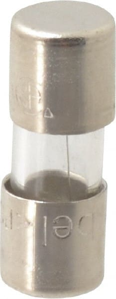 Ferraz Shawmut - 140 VDC, 350 VAC, 1.5 Amp, Fast-Acting Miniature Glass Fuse - Clip Mount, 15mm OAL, 10 at 125 V kA Rating, 5mm Diam - Exact Tooling