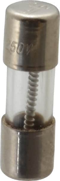Ferraz Shawmut - 350 VAC, 2 Amp, Time Delay Miniature Glass Fuse - Clip Mount, 15mm OAL, 10 at 125 V kA Rating, 5mm Diam - Exact Tooling