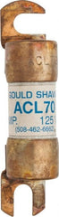 Ferraz Shawmut - 70 Amp General Purpose Round Forklift & Truck Fuse - 125VAC, 125VDC, 3.49" Long x 0.75" Wide, Bussman ACL70, Ferraz Shawmut ACL70 - Exact Tooling