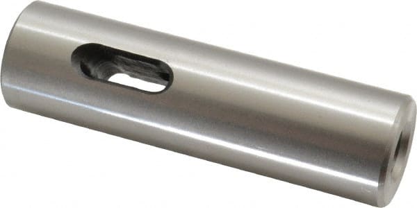 Interstate - MT1 Inside Morse Taper, Standard Morse Taper to Straight Shank - 3-1/2" OAL, Medium Carbon Steel, Hardened & Ground Throughout - Exact Tooling