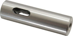 Interstate - MT1 Inside Morse Taper, Standard Morse Taper to Straight Shank - 3-1/2" OAL, Medium Carbon Steel, Hardened & Ground Throughout - Exact Tooling