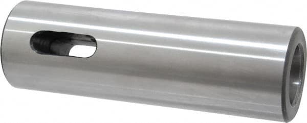 Interstate - MT3 Inside Morse Taper, Standard Morse Taper to Straight Shank - 4-3/4" OAL, Medium Carbon Steel, Hardened & Ground Throughout - Exact Tooling