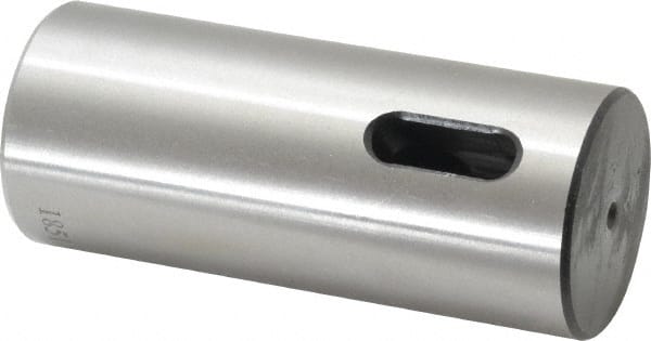 Interstate - MT3 Inside Morse Taper, Standard Morse Taper to Straight Shank - 4-3/4" OAL, Medium Carbon Steel, Hardened & Ground Throughout - Exact Tooling