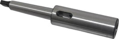 Interstate - MT2 Inside Morse Taper, MT2 Outside Morse Taper, Extension Morse Taper to Morse Taper - 6-7/8" OAL, Medium Carbon Steel, Soft with Hardened Tang - Exact Tooling