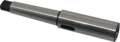 Interstate - MT2 Inside Morse Taper, MT3 Outside Morse Taper, Extension Morse Taper to Morse Taper - 7-5/8" OAL, Medium Carbon Steel, Soft with Hardened Tang - Exact Tooling
