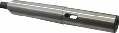 Interstate - MT2 Inside Morse Taper, MT4 Outside Morse Taper, Extension Morse Taper to Morse Taper - 8-1/2" OAL, Medium Carbon Steel, Soft with Hardened Tang - Exact Tooling