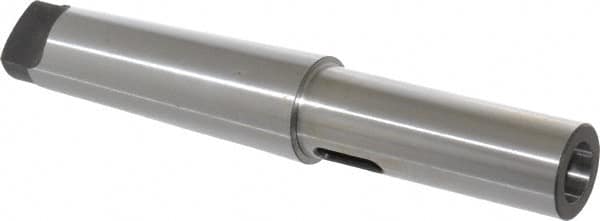 Interstate - MT3 Inside Morse Taper, MT5 Outside Morse Taper, Extension Morse Taper to Morse Taper - 10-1/2" OAL, Medium Carbon Steel, Soft with Hardened Tang - Exact Tooling