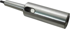 Interstate - MT4 Inside Morse Taper, MT3 Outside Morse Taper, Extension Morse Taper to Morse Taper - 9-1/2" OAL, Medium Carbon Steel, Soft with Hardened Tang - Exact Tooling