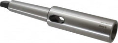 Interstate - MT4 Inside Morse Taper, MT4 Outside Morse Taper, Extension Morse Taper to Morse Taper - 10-1/2" OAL, Medium Carbon Steel, Soft with Hardened Tang - Exact Tooling