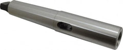Interstate - MT4 Inside Morse Taper, MT5 Outside Morse Taper, Extension Morse Taper to Morse Taper - 11-7/8" OAL, Medium Carbon Steel, Soft with Hardened Tang - Exact Tooling