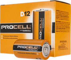 Duracell - Size D, Alkaline, Standard Battery - 1.5 Volts, Flat Terminal, LR20, ANSI, IEC Regulated - Exact Tooling