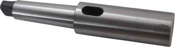 Interstate - MT5 Inside Morse Taper, MT5 Outside Morse Taper, Extension Morse Taper to Morse Taper - 13-1/4" OAL, Medium Carbon Steel, Soft with Hardened Tang - Exact Tooling