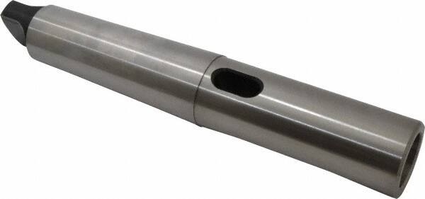 Interstate - MT5 Inside Morse Taper, MT6 Outside Morse Taper, Extension Morse Taper to Morse Taper - 15-3/8" OAL, Medium Carbon Steel, Soft with Hardened Tang - Exact Tooling