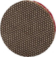 3M - 1" Diam, 200 Grit, Diamond Hook & Loop Disc - Very Fine Grade, Coated, Cloth Backing, Series 6002J - Exact Tooling