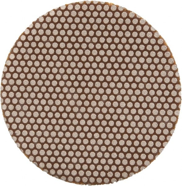 3M - 1" Diam, 800 Grit, Diamond Hook & Loop Disc - Super Fine Grade, Coated, Cloth Backing, Series 6002J - Exact Tooling