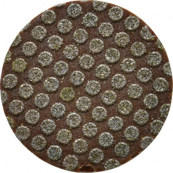 3M - 1" Disc Diam, 60 Grit, Diamond Quick Change Disc - Type R Attaching System, Coated, Green, Medium Grade, 30,000 RPM, 6234J Series - Exact Tooling