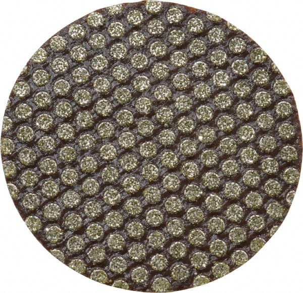 3M - 1-1/2" Disc Diam, 60 Grit, Diamond Quick Change Disc - Type R Attaching System, Coated, Green, Medium Grade, 30,000 RPM, 6234J Series - Exact Tooling