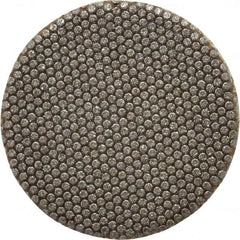 3M - 1" Disc Diam, 120 Grit, Diamond Quick Change Disc - Type R Attaching System, Coated, Black, Fine Grade, 30,000 RPM, 6234J Series - Exact Tooling