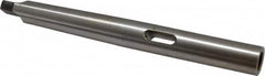 Interstate - MT1 Inside Morse Taper, MT2 Outside Morse Taper, Extension Morse Taper to Morse Taper - 6-1/4" OAL, Medium Carbon Steel, Hardened & Ground Throughout - Exact Tooling