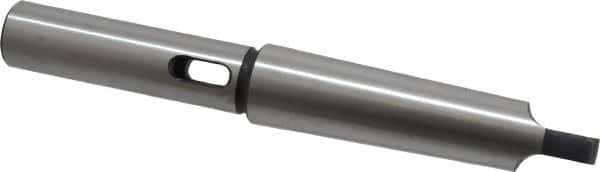 Interstate - MT1 Inside Morse Taper, MT3 Outside Morse Taper, Extension Morse Taper to Morse Taper - 6-7/8" OAL, Medium Carbon Steel, Hardened & Ground Throughout - Exact Tooling