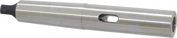 Interstate - MT2 Inside Morse Taper, MT4 Outside Morse Taper, Extension Morse Taper to Morse Taper - 8-1/2" OAL, Medium Carbon Steel, Hardened & Ground Throughout - Exact Tooling